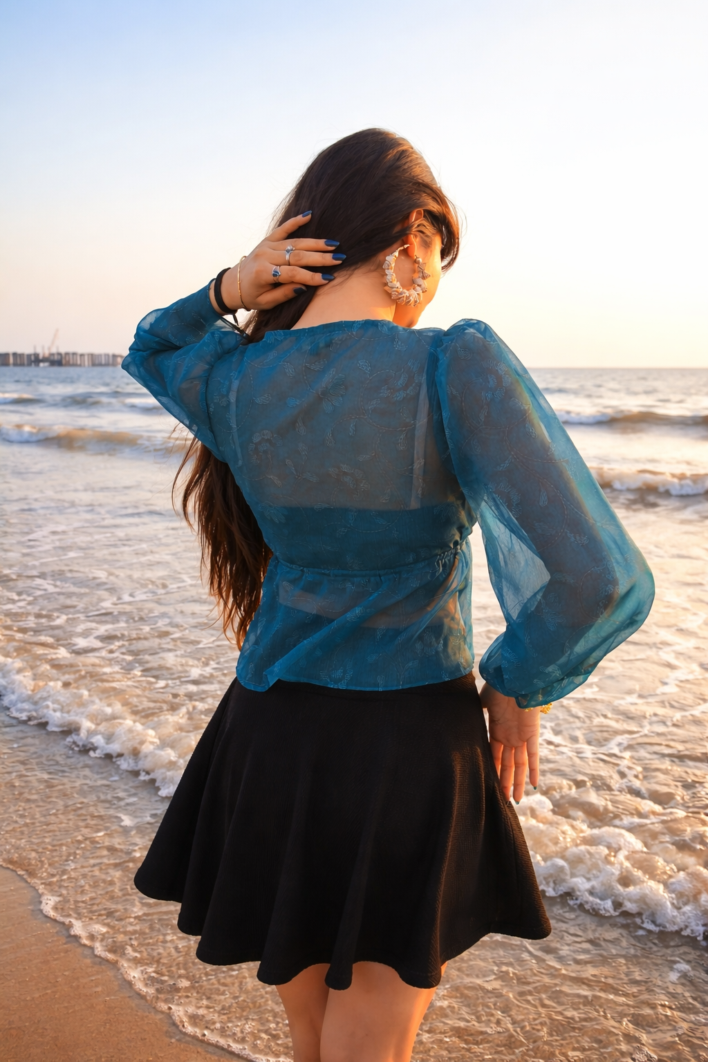 Boho sheer Blouse
