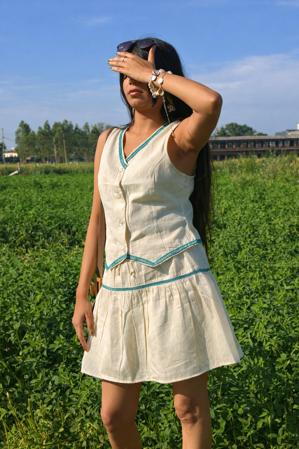 Minimal off white co-ord set