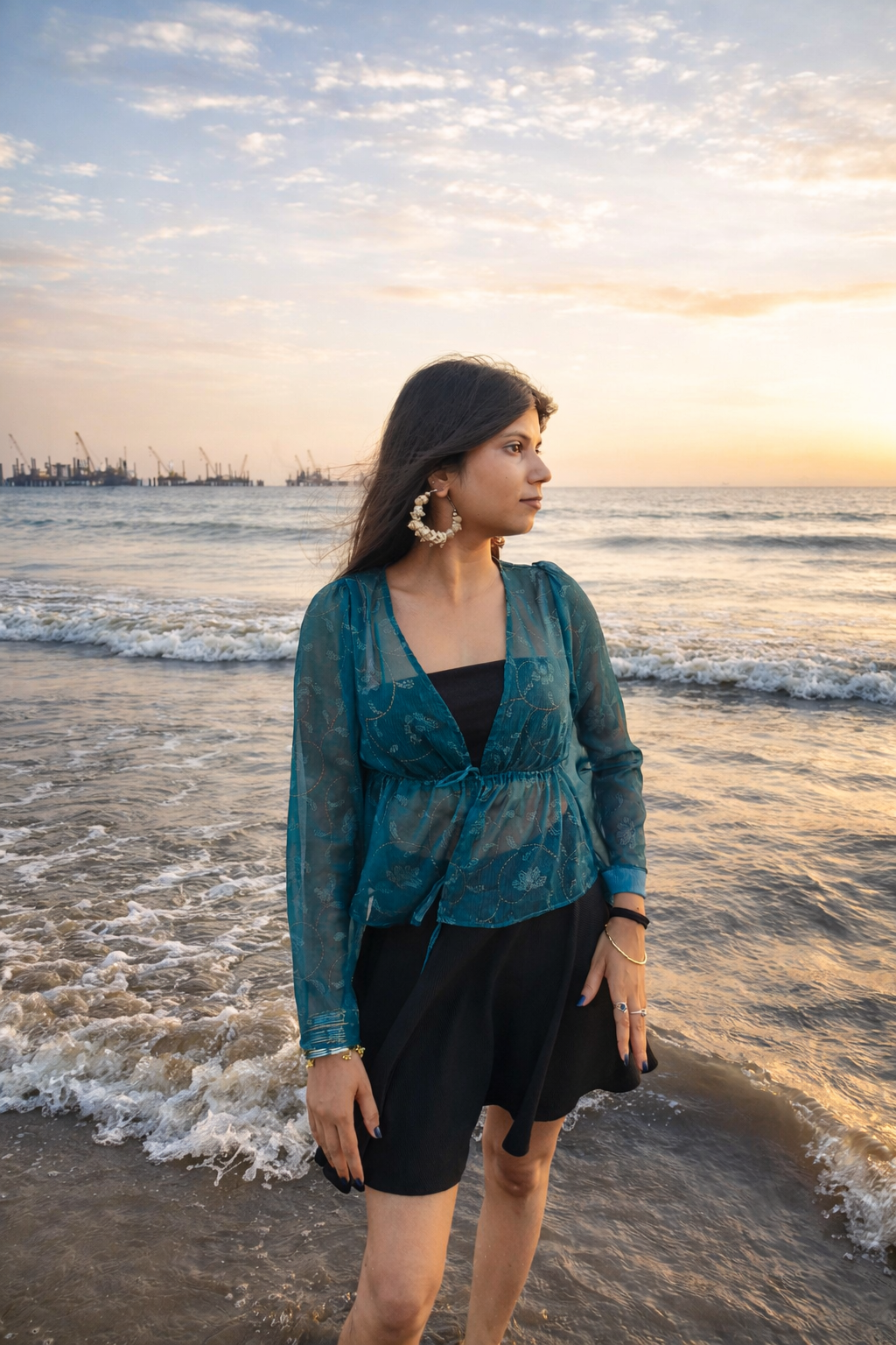 Boho sheer Blouse