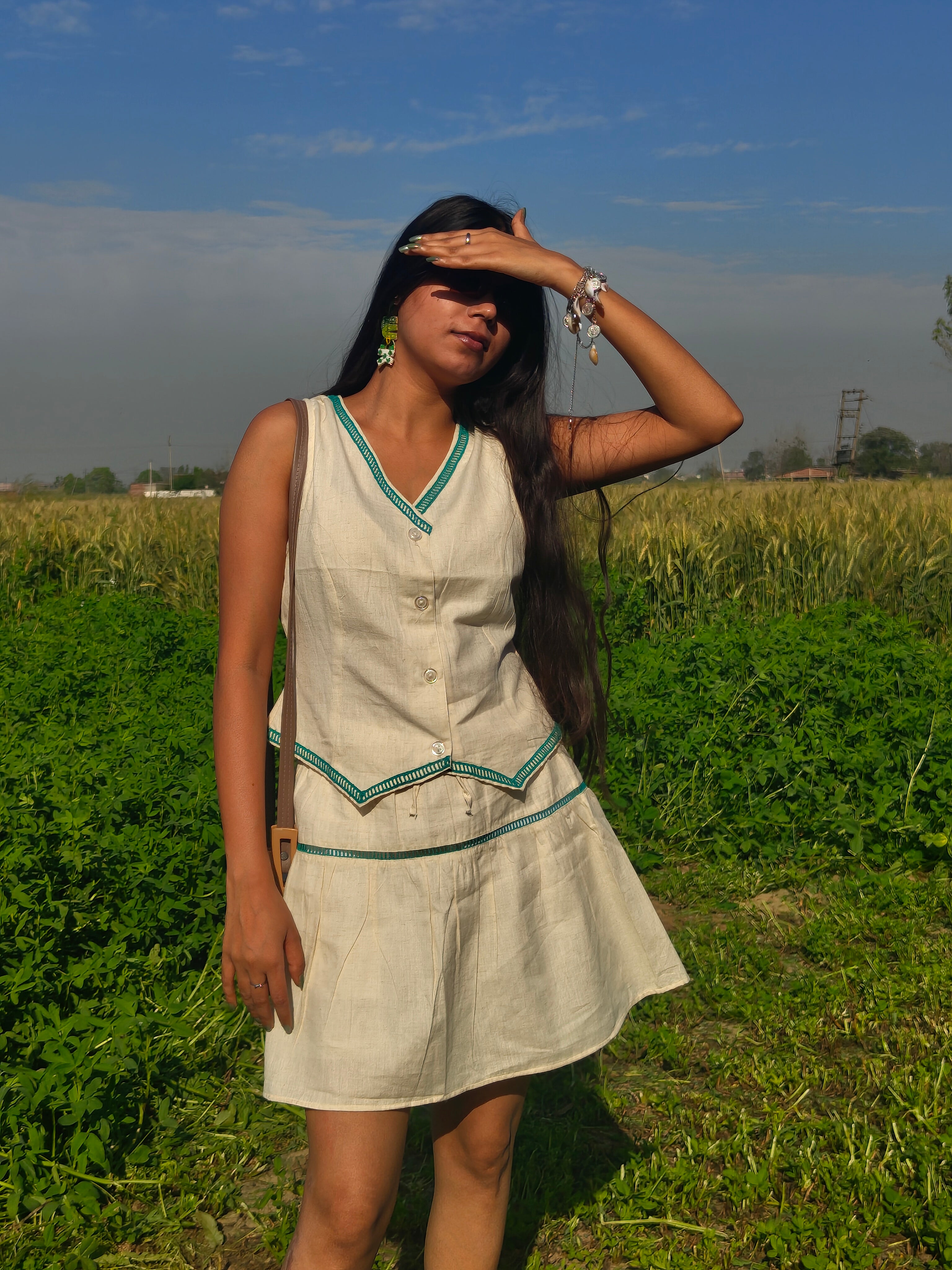 Minimal off white co-ord set