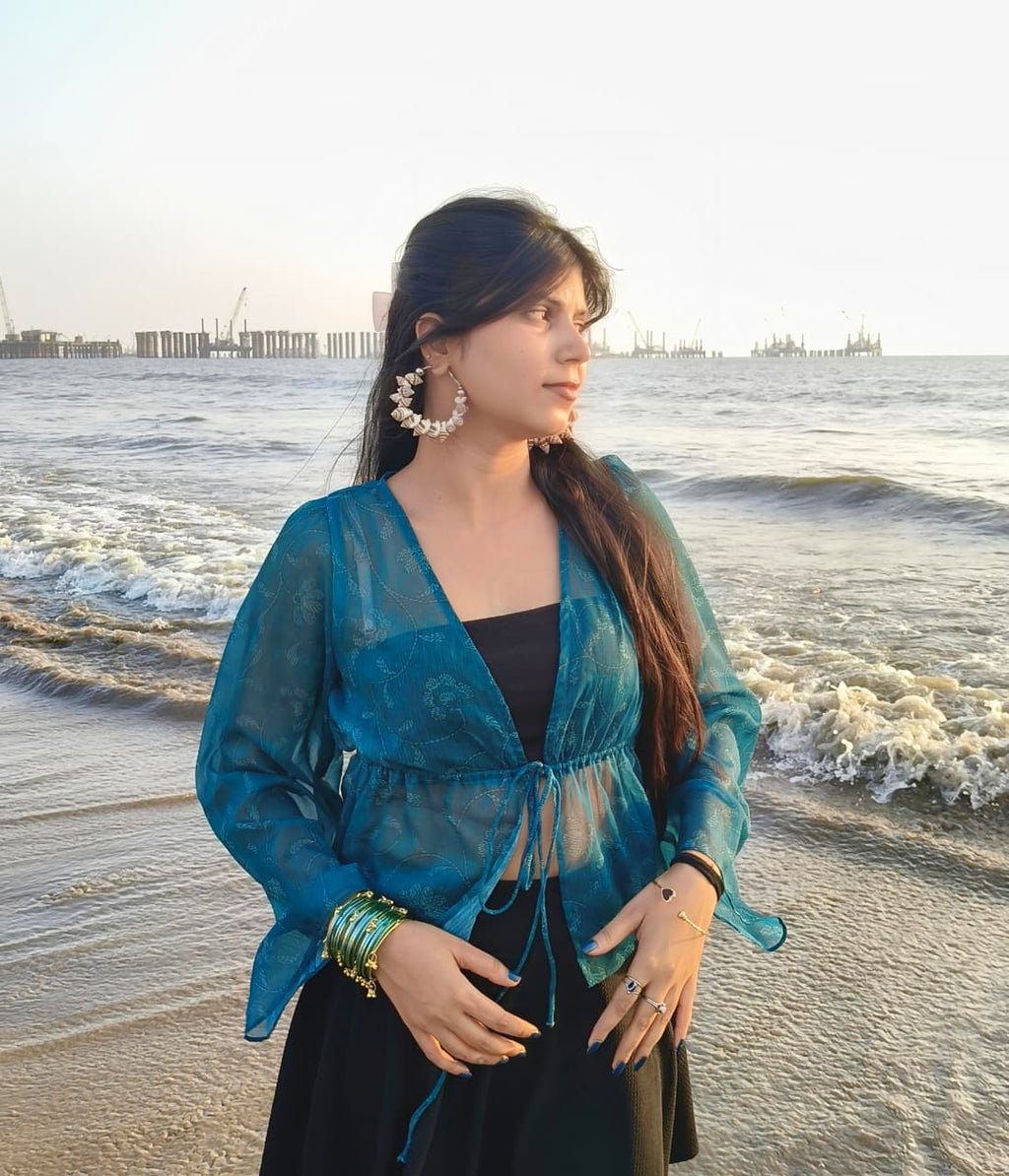 Boho sheer Blouse