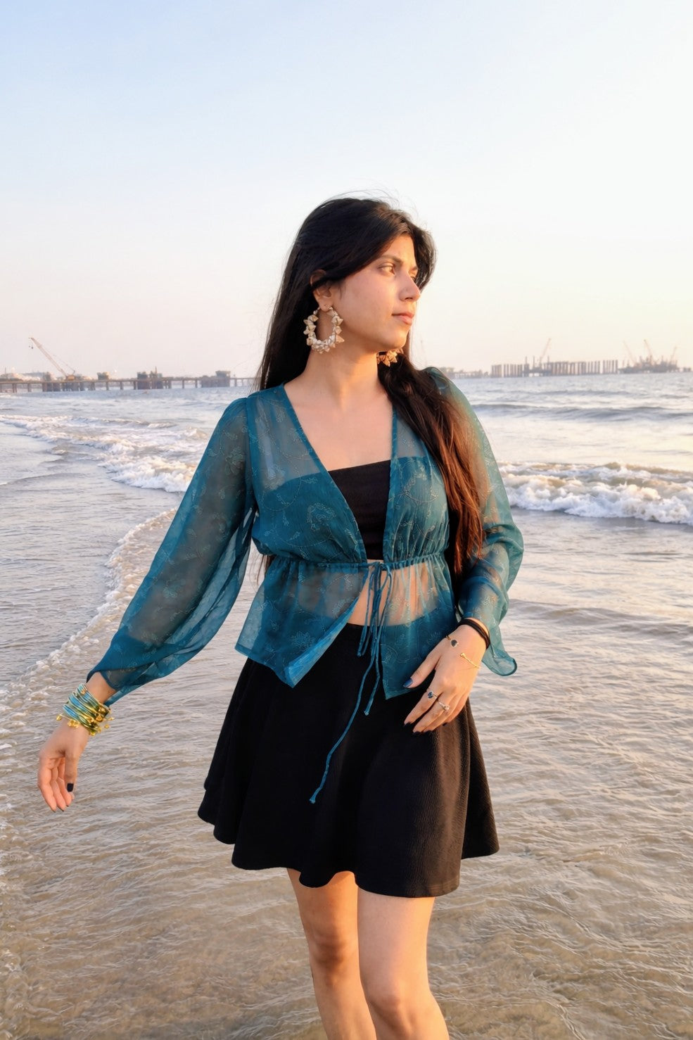 Boho sheer Blouse